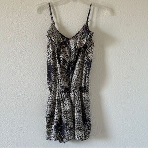 Ali & Kris Animal Print Romper Women’s Medium Gator Print Summer Party Date
